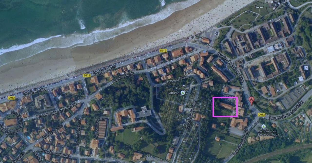 Appartement lumineux, avec balcon, à 200m de la plage Hendaye Esterno foto
